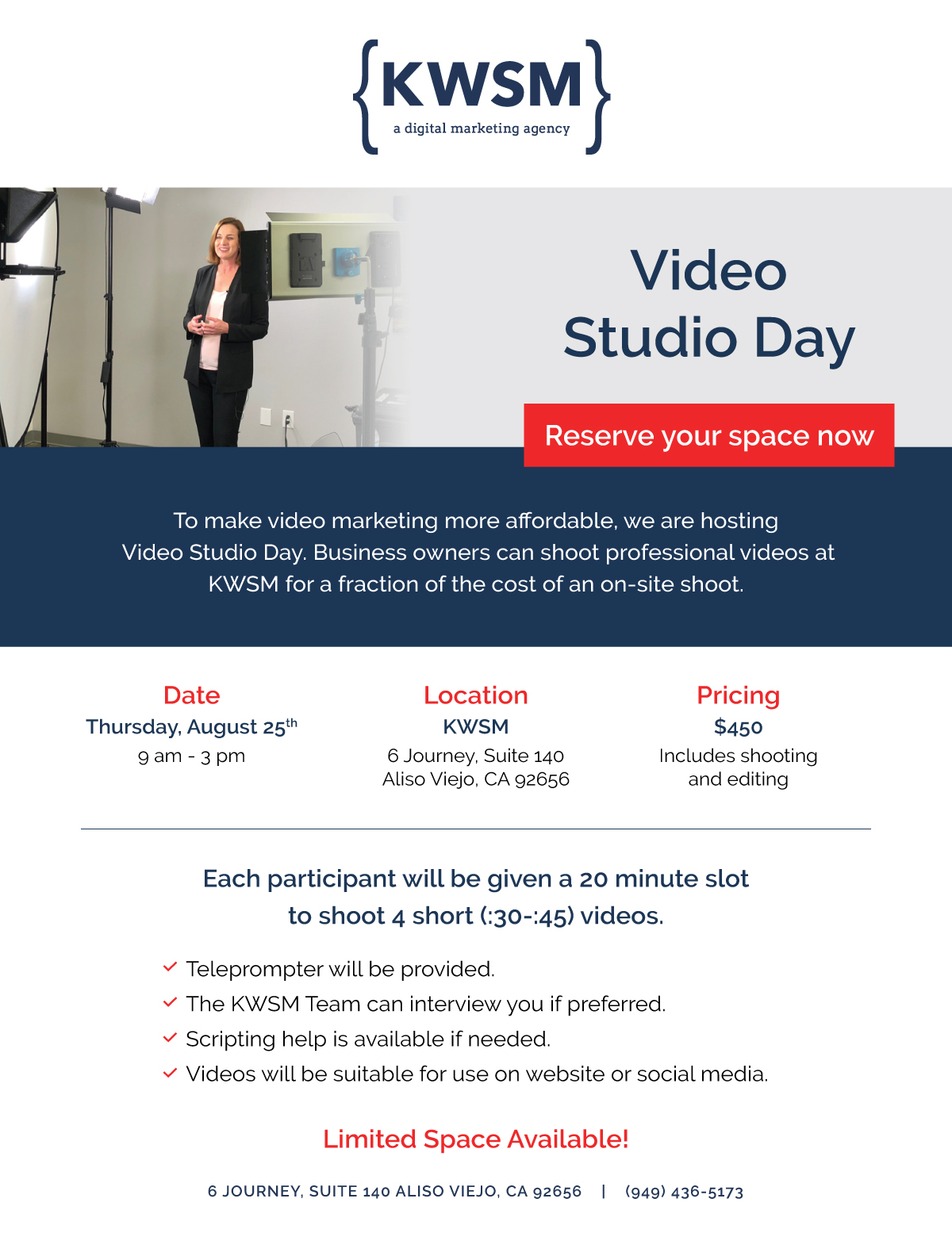Video Studio Day
